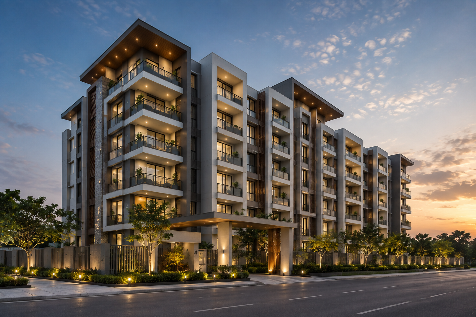 Modern apartments