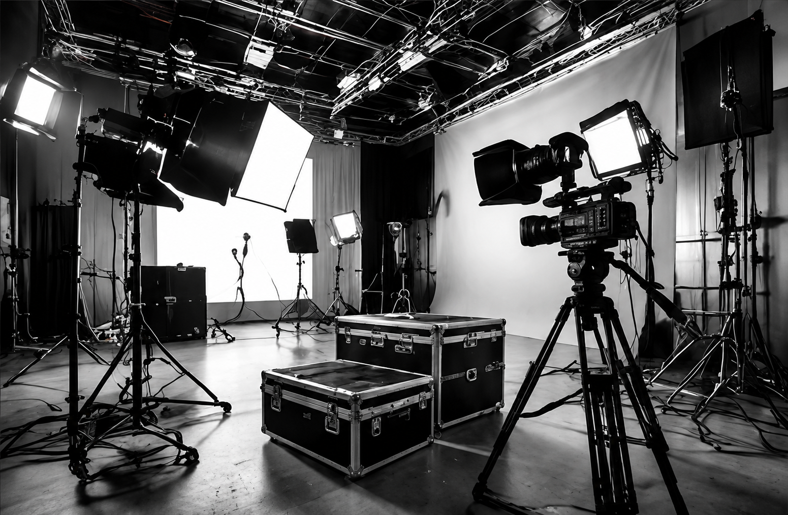 Production studio setup